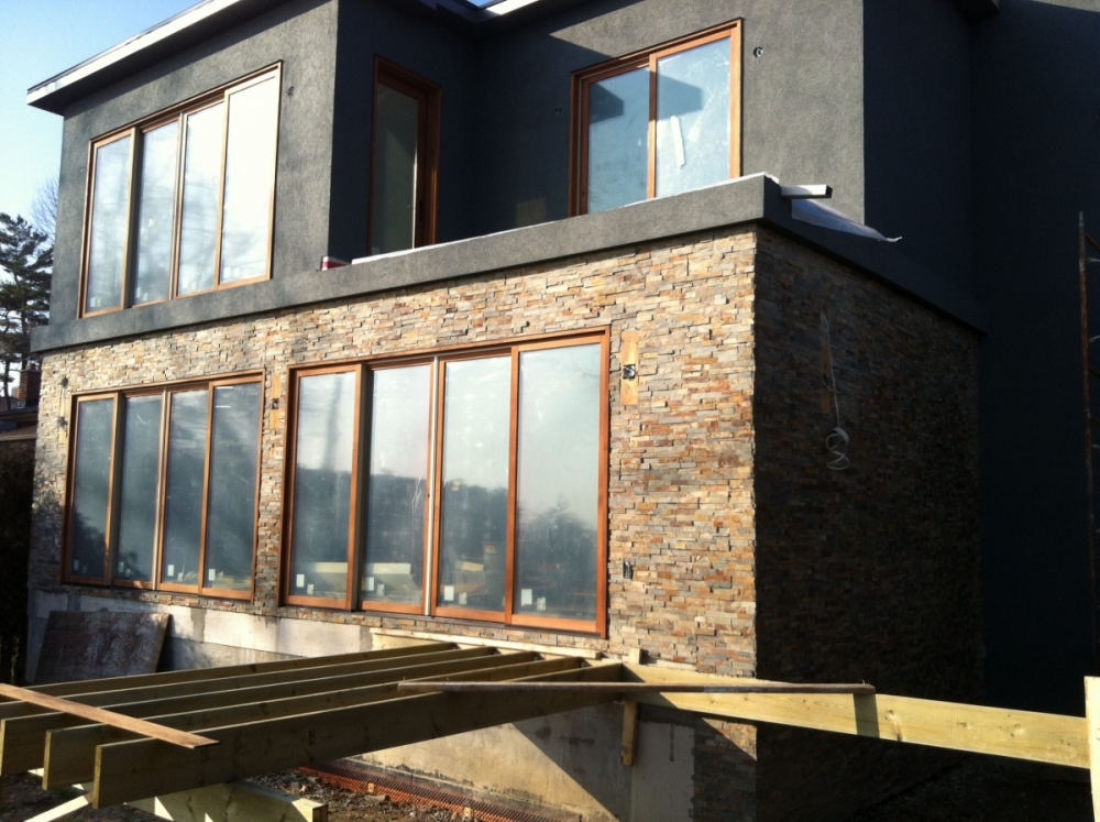 Outback Brown 3D Erthcoverings Natural Stone Install
