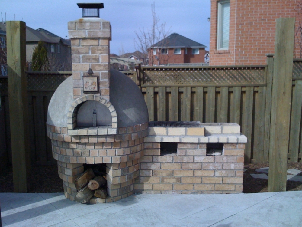 Outdoor Fireplace Install
